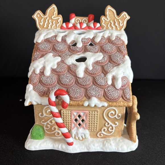 Partylite Gingerbread Christmas House Tealight Candle Holder P7304 - Picture 2 of 7